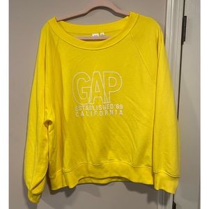 Bright Yellow Sweatshirt